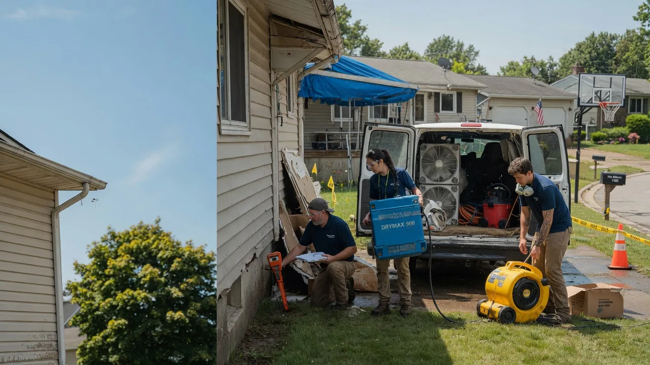 Ceiling Leak Cleanup in Aquashicola, PA near me